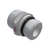 Straight male stud couplings S-series, ISO 11926-2/3 - Thread: UN/UNF (ISO 11926-2/3, SAE J 514), O-ring sealing
