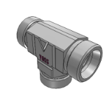 T-couplings, L-series, ISO 8434-1-T - Tube connector on both sides according to DIN 2353 / ISO 8434-1
