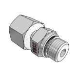 Straight attachment studs, ISO 11926-2/3 - Thread: UN/UNF (ISO 11926-2/3, SAE J 514), O-ring sealing, tube socket pre-assembled
