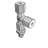 Adjustable L-fitting with sealing cone combination fitting - Thread: metric fine thread, cylindrical, Form E, sealed by profiled sealing ring PEFLEX