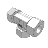 Adjustable T-fitting with sealing cone ET fitted - Single parts, sealing cone pre-assembled, tube socket fitted