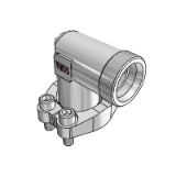 Winkel SAE-Flanschverschraubung Standardserie (3000 psi) - mit Schneidringanschluss und geteiltem SAE Flansch, Lochbild nach SAE J 518 C / ISO 6162