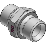 F 113 R ( ISO 8434-6) - Adattatori; Adattatori BSP cilindrico 60° - BSP cilindrico 60°