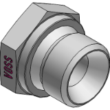F 130 R ( ISO 8434-6) - Components BSP cylindrical 60°