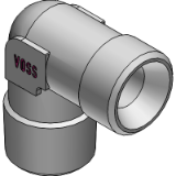 F 90 ( ISO 8434-6) - Components / Adaptors 90° Adaptor BSP cylindrical - Male 60° - BSP tapered Male